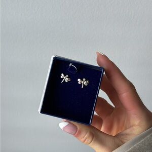 Silver Dragonfly Earrings